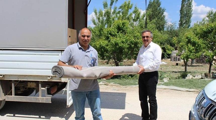 B&uuml;y&uuml;kşehir Belediyesinden Hasta Yatağı Ve Ev Eşyası Yardımı