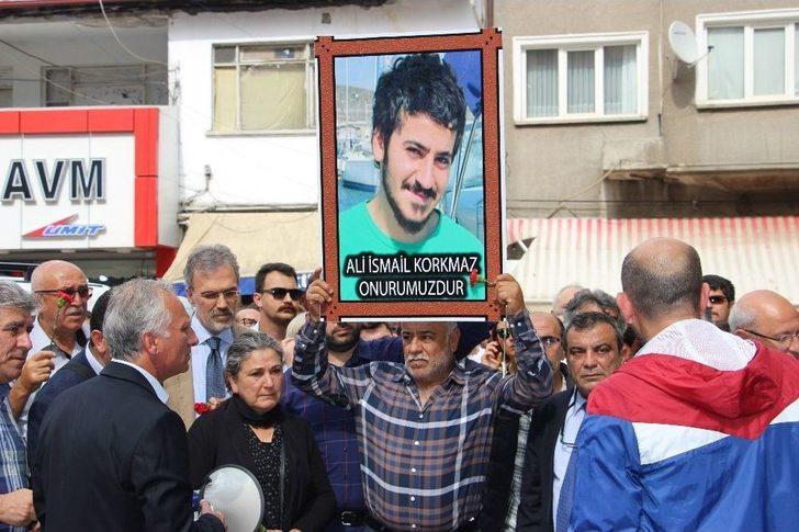 gezi eylemlerinin 4üncü yıl dönümünde ali İsmail korkmaz anması