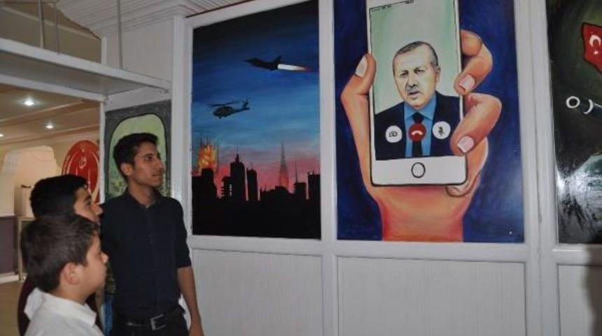 15 Temmuz Darbesi Okul Duvarında