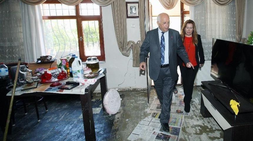 Başkan Yaşar’dan Sel Mağdurlarına Ziyaret