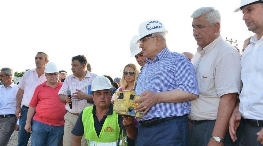 Anamur Otogarının Temeli Atıldı