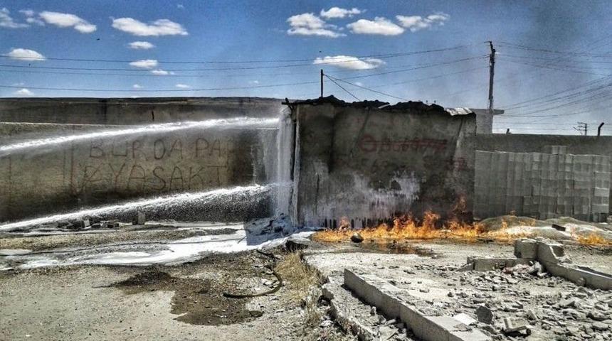 Akaryakıt Deposunda Yangın