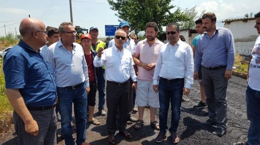 Başkan Kayda, Taytan&rsquo;daki Asfalt &Ccedil;alışmalarını İnceledi