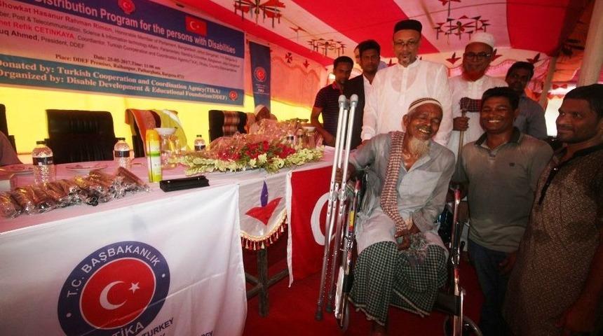 Bangladeş&rsquo;te Engellilere Ekipman Ve Malzeme Desteği