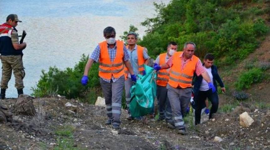Erbaa'da, Baraj G&ouml;l&uuml; Kıyısında Erkek Cesedi Bulundu