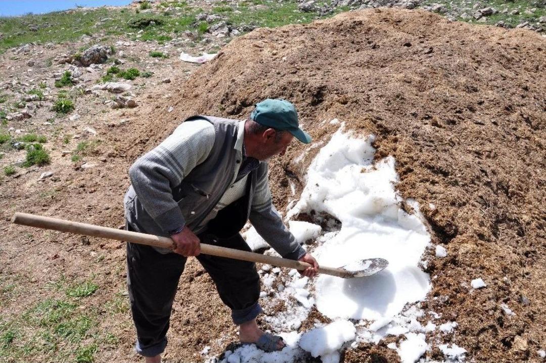 K&ouml;yl&uuml;ler, Susuzluğu 200 Yıldır "kar Bastırarak" &Ccedil;&ouml;z&uuml;yor