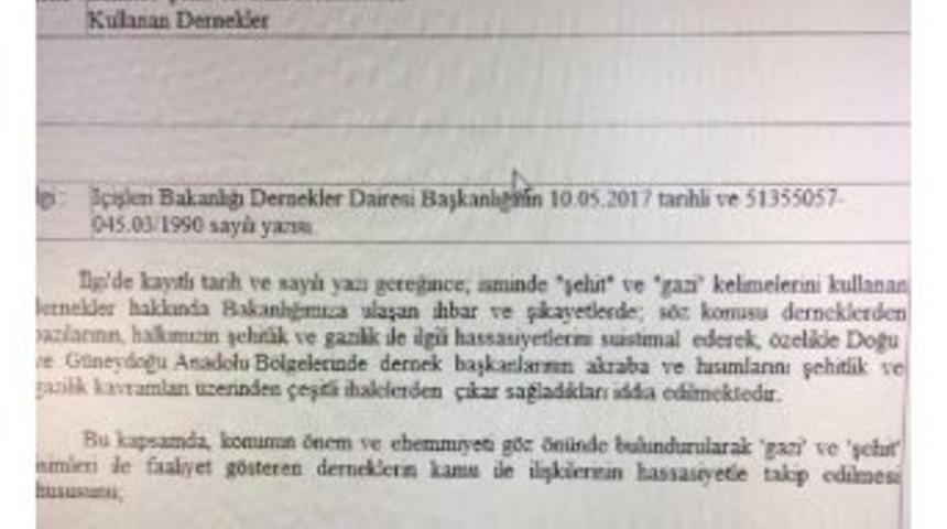 Bakanlık Uyardı: Şehitlik Ve Gazilik Suistimal Ediliyor&nbsp;