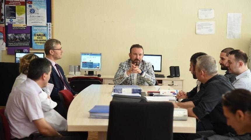 Başkan Doğan&rsquo;ın Okul Ziyaretleri Devam Ediyor