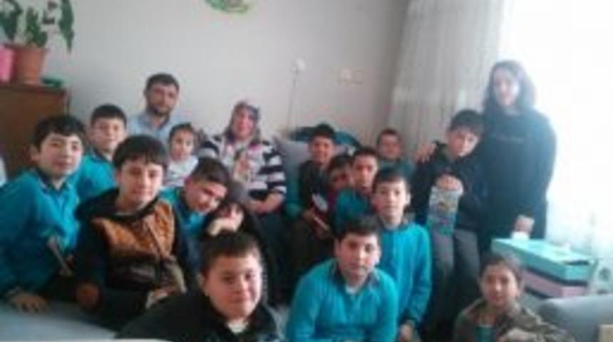 Balya Da Evlerde Öğretmen, Öğrenci, Veli Buluşması