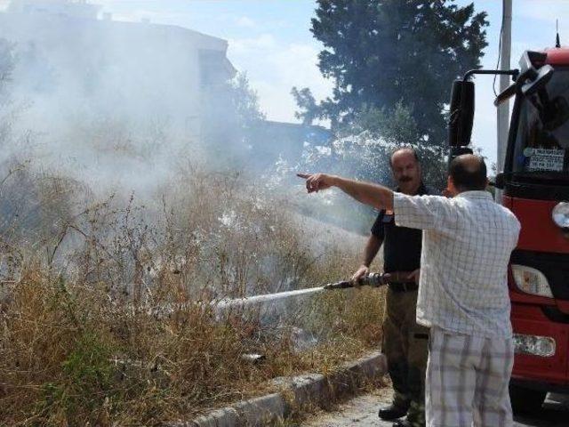 Çeşme'de Korkutan Yangın