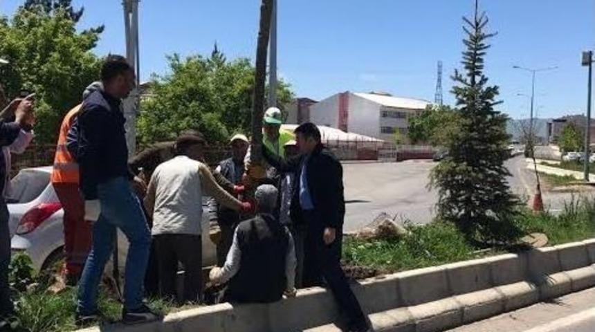 Vali Işın, &Ccedil;alışmaları Yerinde İnceliyor