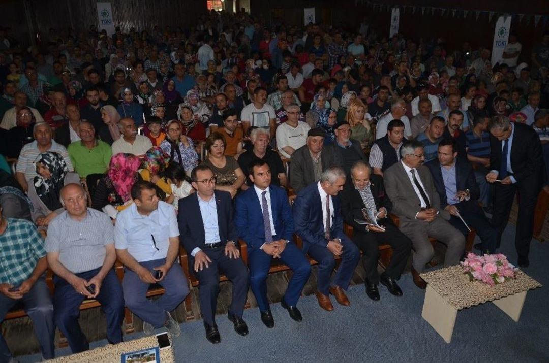 Osmancık Toki&rsquo;de Kura Sevinci;