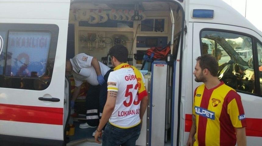 Eskişehir-g&ouml;ztepe Ma&ccedil;ı &Ouml;ncesi 1 Taraftar Yaralı