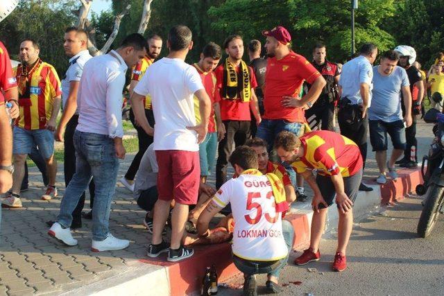 Eskişehir-göztepe Maçı Öncesi 1 Taraftar Yaralı