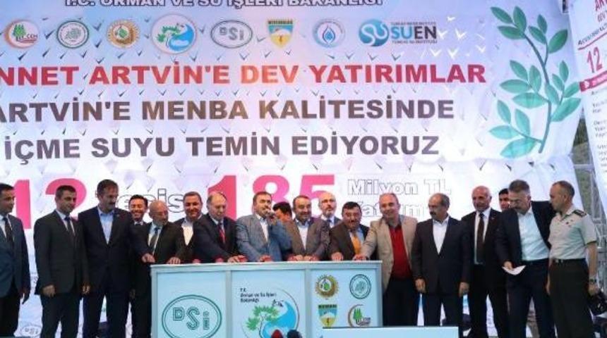 Bakan Eroğlu: Dere Islah &Ccedil;alışması Hopa&rsquo;Yı Kurtardı (2)