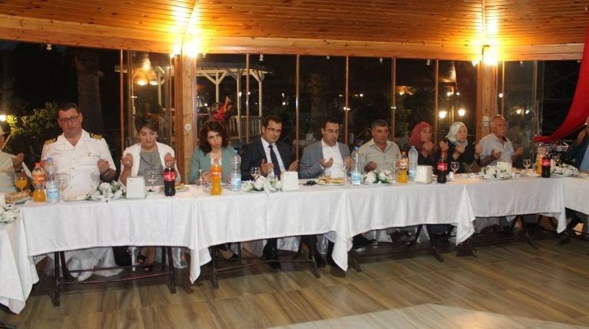 Kaymakam G&uuml;ldoğan&rsquo;dan Şehit Ailelerine İftar Yemeği