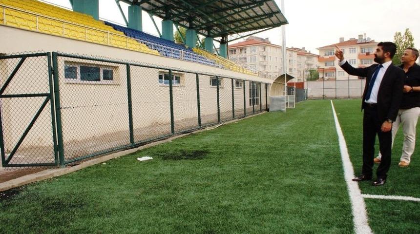 &Ccedil;ubukspor Başkanı Akkaya&rsquo;dan Yeni Statta İnceleme