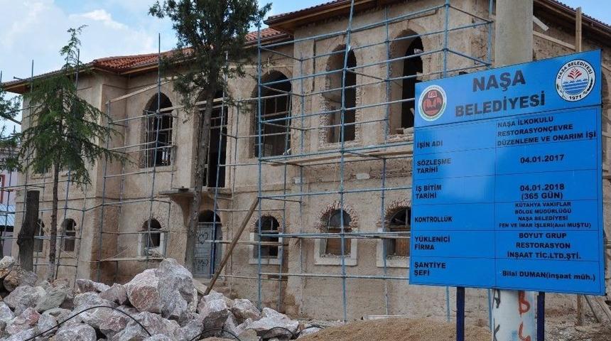 Tarihi Naşa İlkokuluna Restorasyon