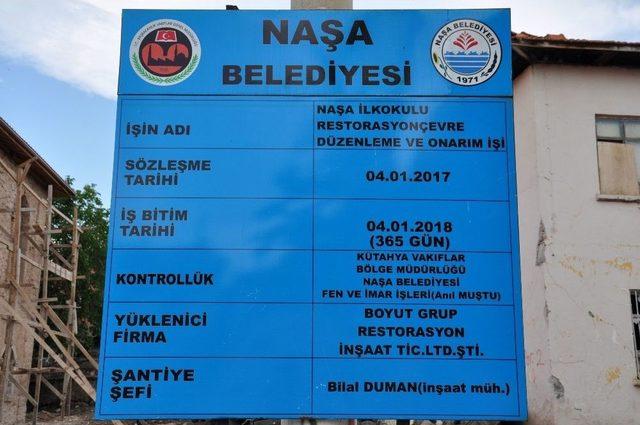 Tarihi Naşa İlkokuluna Restorasyon 1