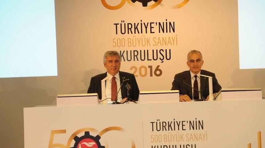 İso, &rsquo;t&uuml;rkiye&rsquo;nin 500 B&uuml;y&uuml;k Sanayi Kuruluşu&rsquo;nu A&ccedil;ıkladı