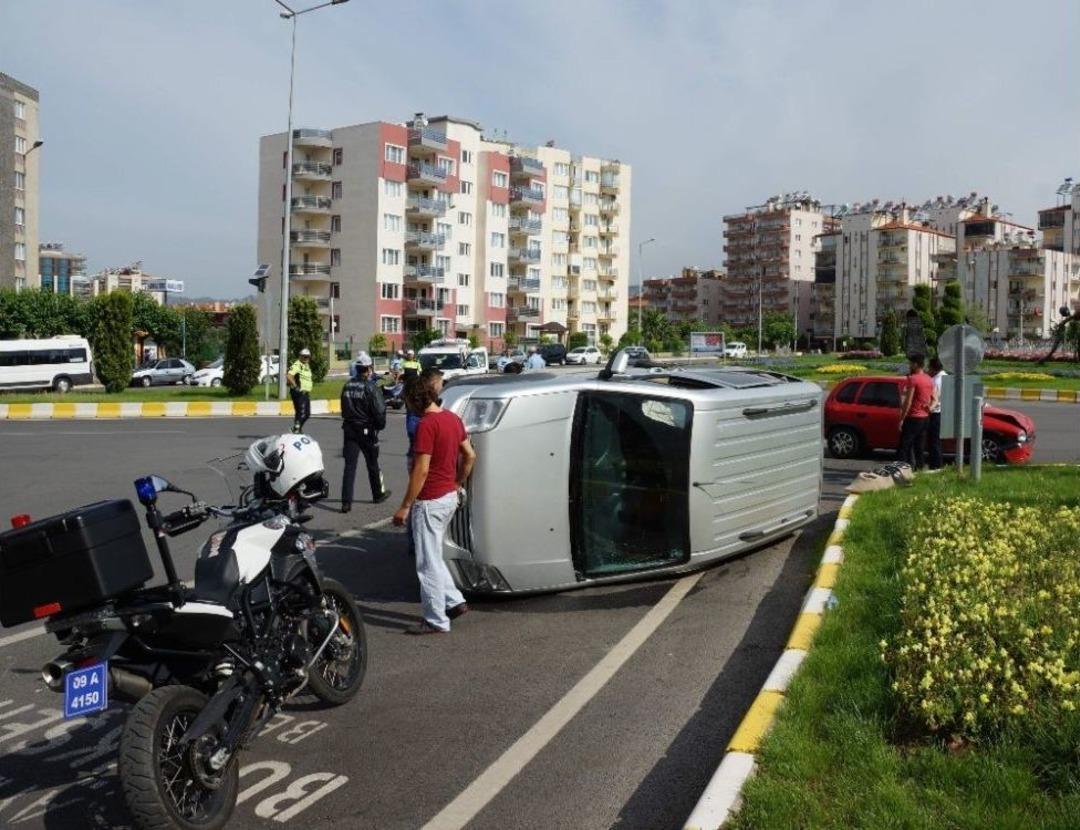 Aydın&rsquo;da Kaza Ucuz Atlatıldı