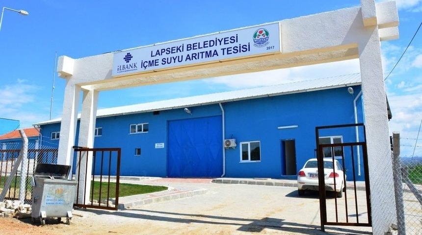 Lapseki&rsquo;de İ&ccedil;me Suyu Arıtma Tesisi Tamamlandı