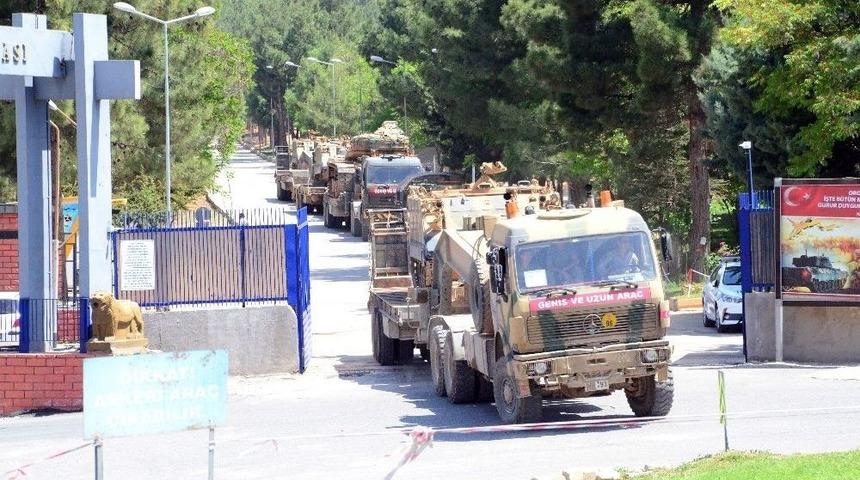 Şanlıurfa&rsquo;ya Askeri Ara&ccedil; Ve M&uuml;himmat Sevkıyatı