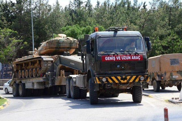 Şanlıurfa’ya Askeri Araç Ve Mühimmat Sevkıyatı