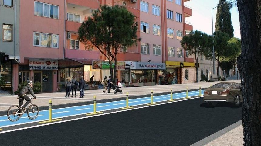 Menteşe&rsquo;nin Caddeleri Yenileniyor