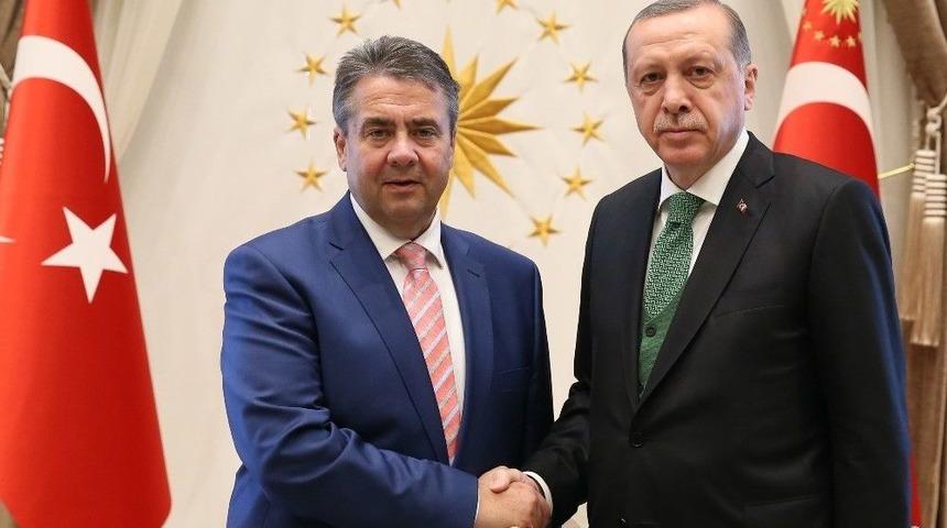 Cumhurbaşkanı Erdoğan, Alman Dışişleri Bakanını Kabul Etti