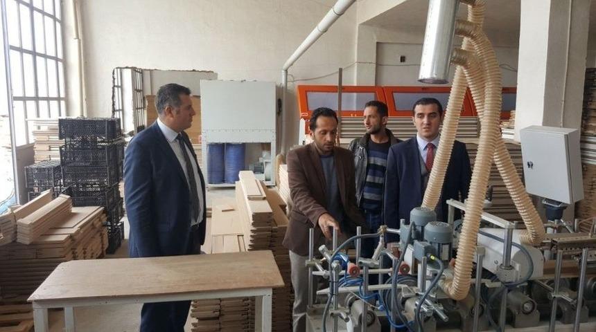 Kağızman K&uuml;&ccedil;&uuml;k Sanayi Sitesi&rsquo;ne K&uuml;si Ziyareti