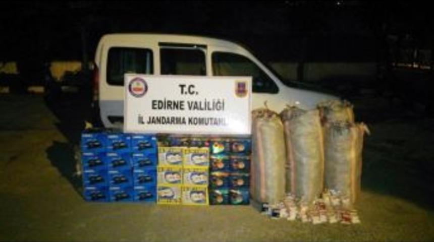 Edirne&rsquo;de, 100 Bin Tl&rsquo;lik Sigara Sarma Makinesi Ve Sigara Filtresi Ele Ge&ccedil;irildi