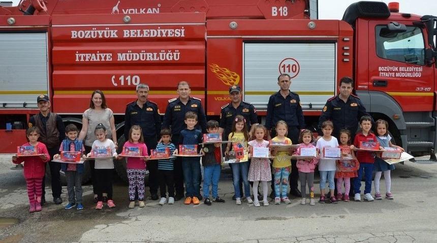 Ana Sınıfı &Ouml;ğrencilerine Yangın Eğitimi