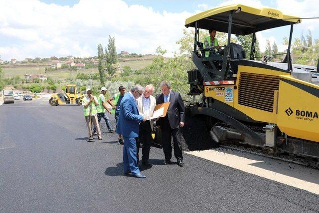 Talas’ta Ramazan’da Asfalt Mesaisine Devam