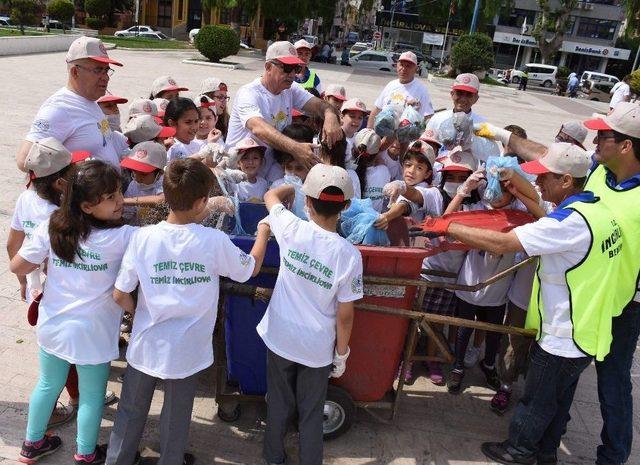 İncirliova’da ‘yarınlarımız İçin Çöpler Çöp Kutusuna’ Etkinliği