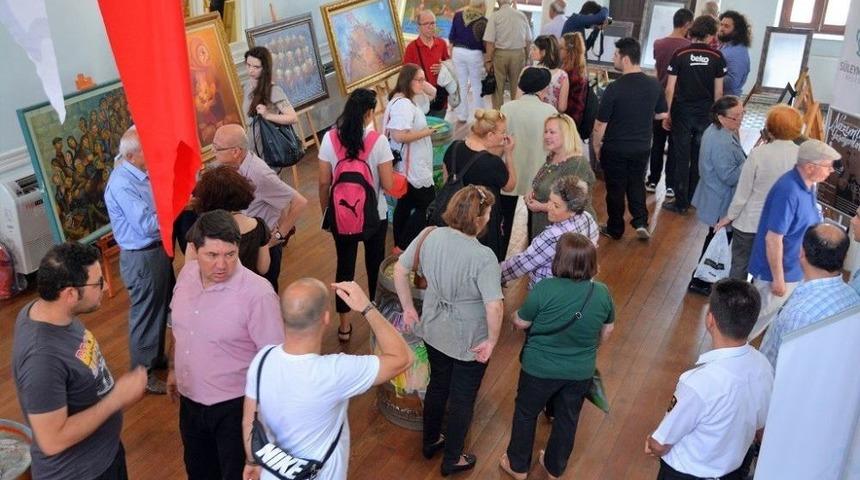İbrahim Balaban&rsquo;ın Resim Sergisi B&uuml;y&uuml;k İlgi G&ouml;rd&uuml;