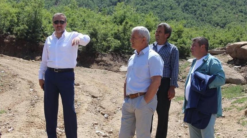 Başkan Karaçoban’dan Aşırı Yağışların Vurduğu Mahalleye Ziyaret