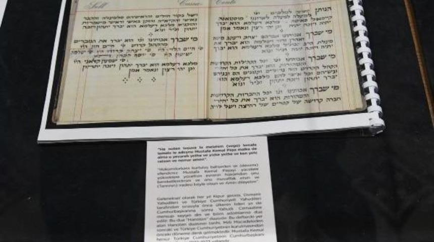 Bet Hillel Sinagogu'nda, Atatürk Için Edilen Dua Sergileniyor