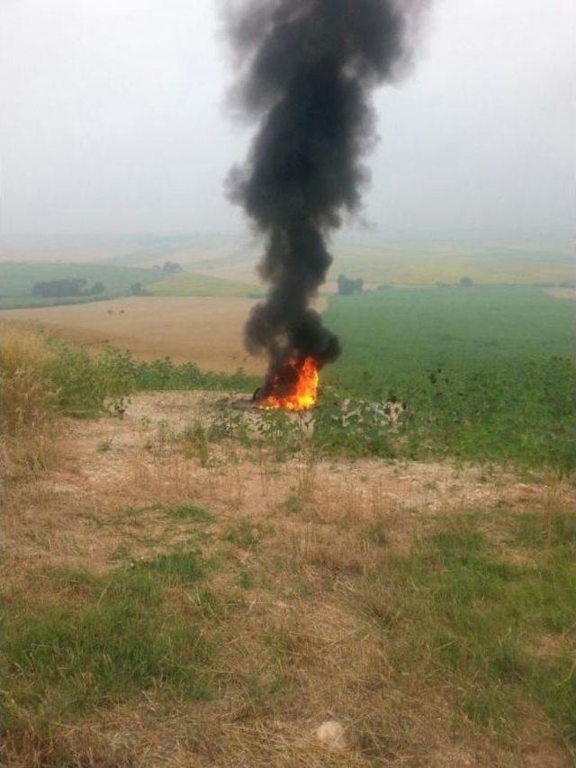 Ham Petrol Boru Hattında Hırsızlık Yapılırken Yangın Çıktı