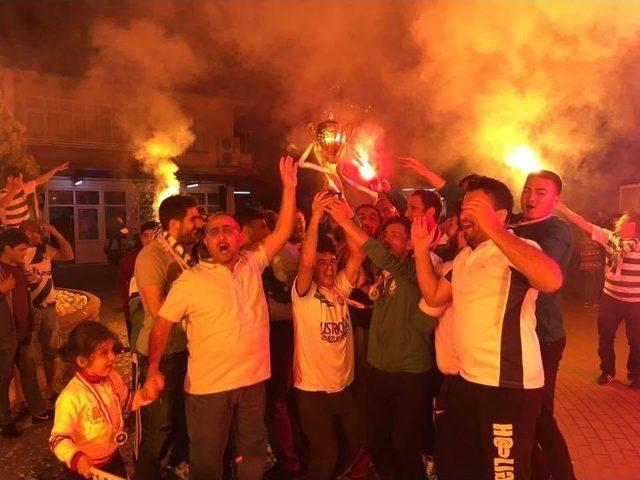 1. Amatör Kümeye Yükselen Arslanlıspor Kupayı Kaldırdı