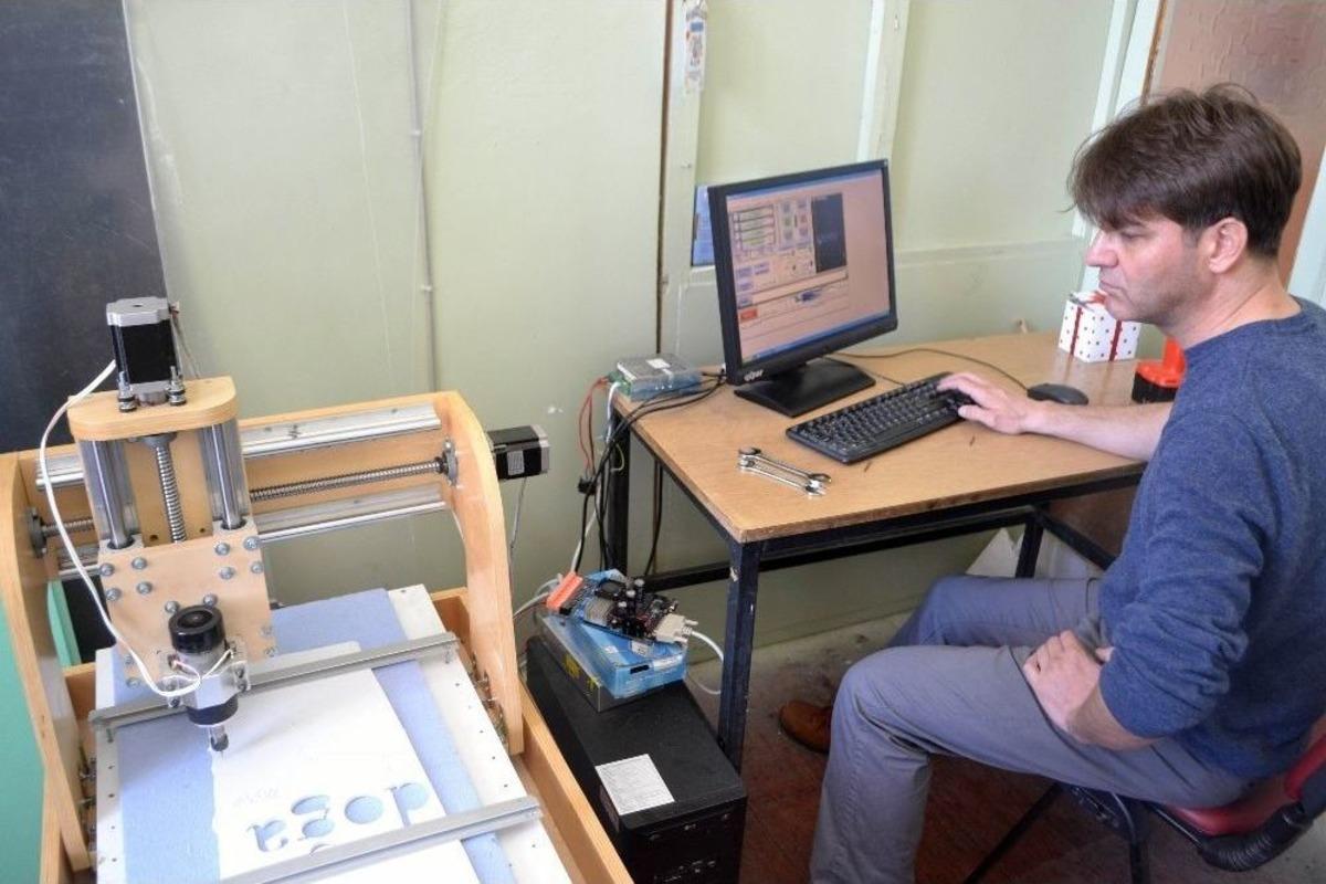 (&ouml;zel Haber) Lise &Ouml;ğrencileri Kendi Cnc Tezgahını &Uuml;retti