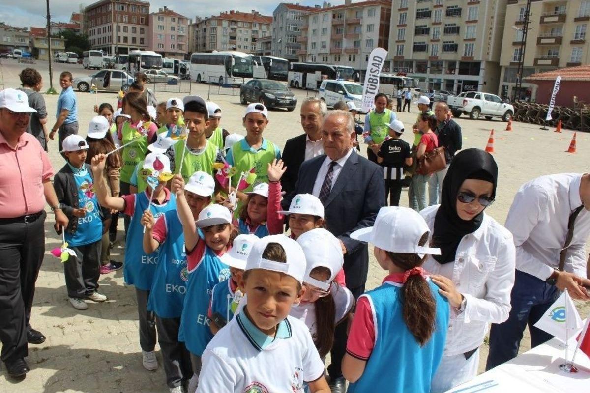 Atık Cep Telefonu Fırlatma Yarışmasının İlki Saray&rsquo;da Yapıldı