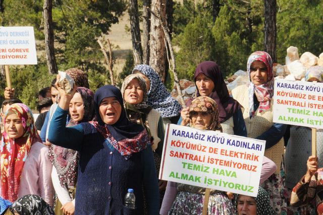 Mahallede santrale karşı geceli gündüzlü nöbet