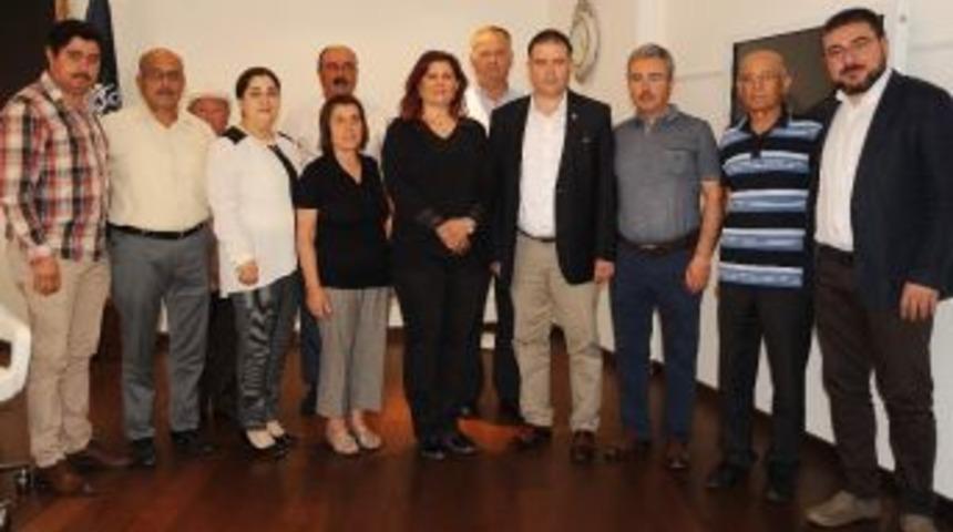 Germencik Chp İl&ccedil;e Y&ouml;netiminden Başkan &Ccedil;er&ccedil;ioğlu&rsquo;na Ziyaret