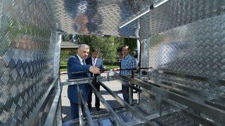 Büyükşehir’den İlçelere Araç Desteği