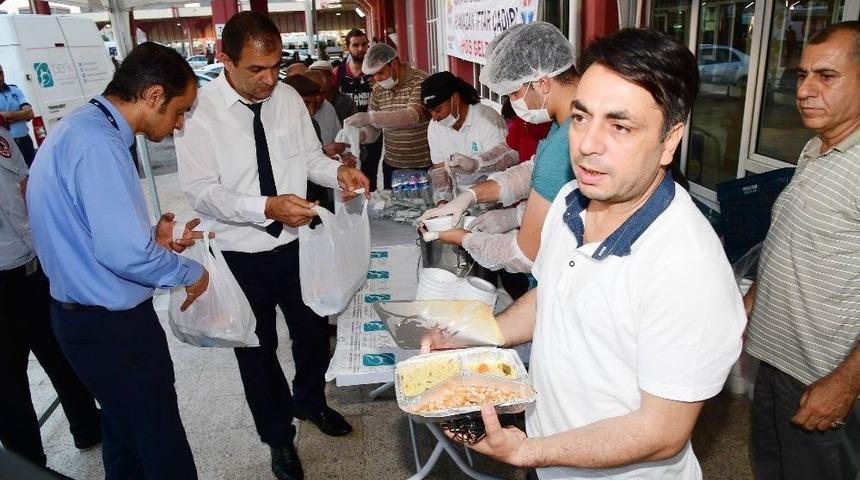 B&uuml;y&uuml;kşehir Otogarda İftar &Ccedil;adırı A&ccedil;tı