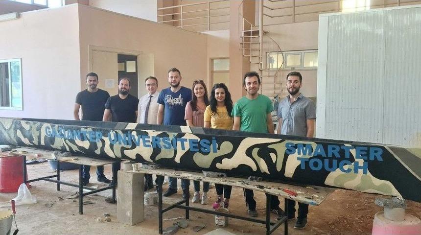 &Uuml;niversite &Ouml;ğrencilerinden Betondan Y&uuml;zen Kano