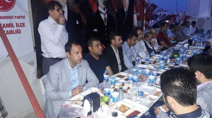 Mhp Şehitkamil İl&ccedil;e Teşkilatı İftar Yemeğinde Buluştu