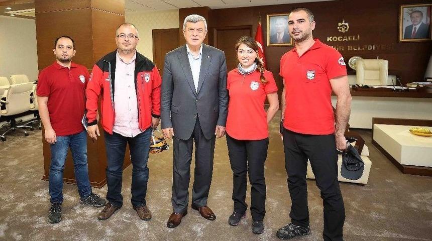Başkan Karaosmanoğlu, Nak Arama Kurtarma Derneği&rsquo;ni Ağırladı