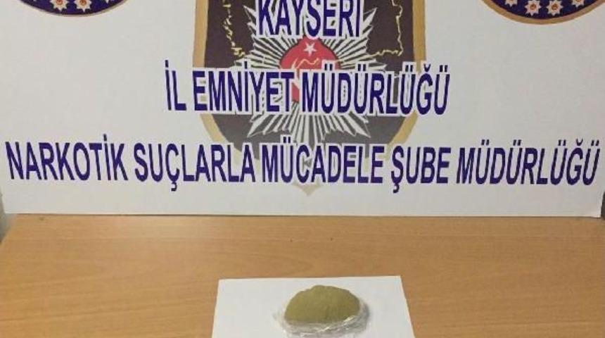 Yolcu Otobüsünde 160 Gram Toz Esrar Ele Geçti